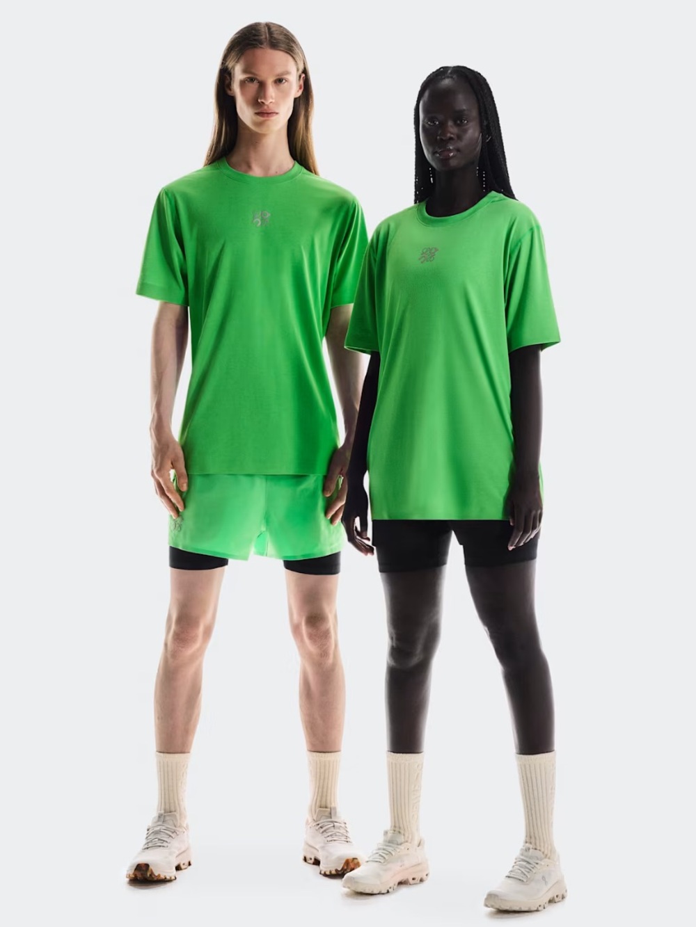 Loewe x On Running Active T Shirt Green